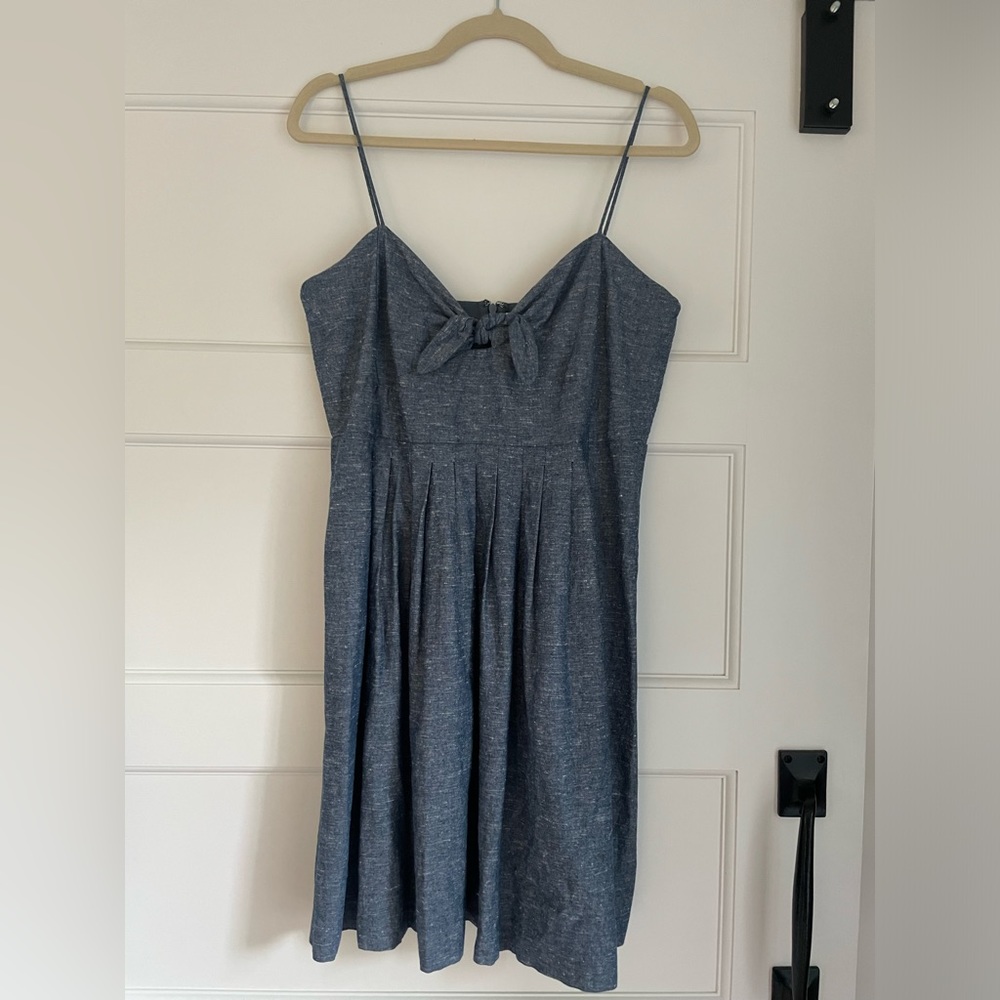Madewell chambray a line dress